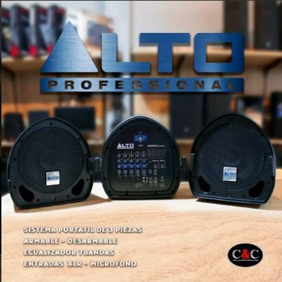 ALTO PROFESSIONAL MIXPACK EXPRESS SISTEMA PA AUTO-AMPLIFICADO PORTATIL