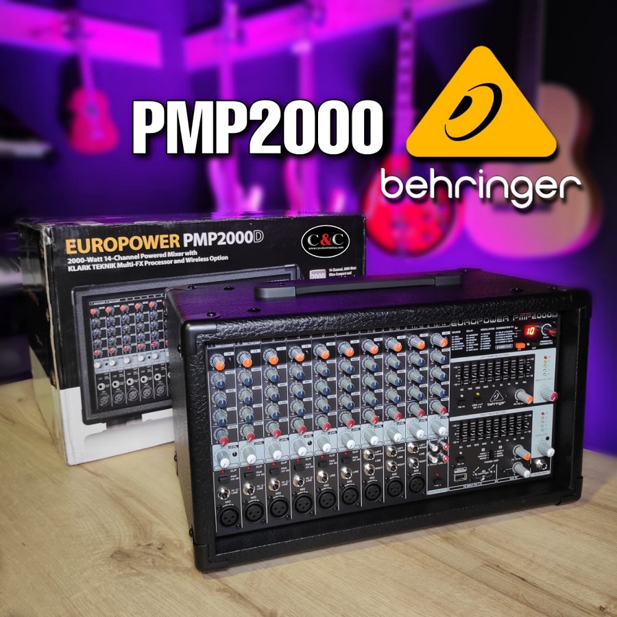 良品】ベリンガー パワードミキサー EUROPOWER PMP2000